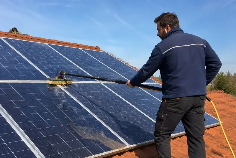 Nettoyage et entretien de panneaux solaires à Saint-Dizant-du-Gua
