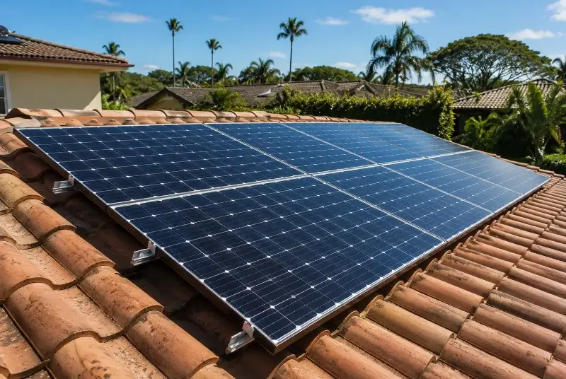 Installation de panneaux solaires à Saint-Dizant-du-Gua